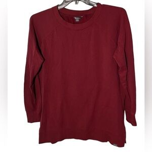 Eddie Bauer Women’s Spandex Blend Soft Crew Neck Sweatshirt